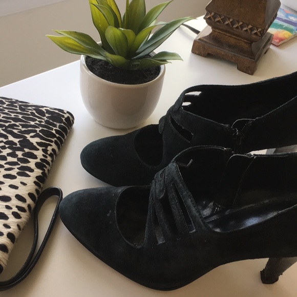 Calvin Klein Suede Booties - Picture 2 of 10